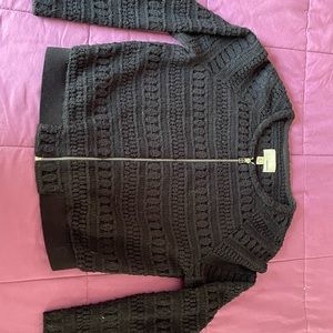 Mid-waist coverup for a chilly night out. Perfect for spring or fall.